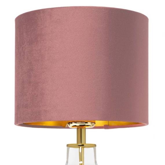 Lampa stołowa Kaspa Lora 41072116 różowa