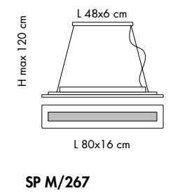 MALE SP M/267 LED Oprawa Wisząca Sillux